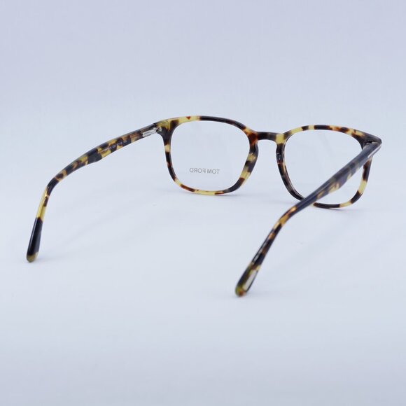 Tom Ford FT5505 053 Eyeglasses Havana 52mm Square Frame - Picture 6 of 11